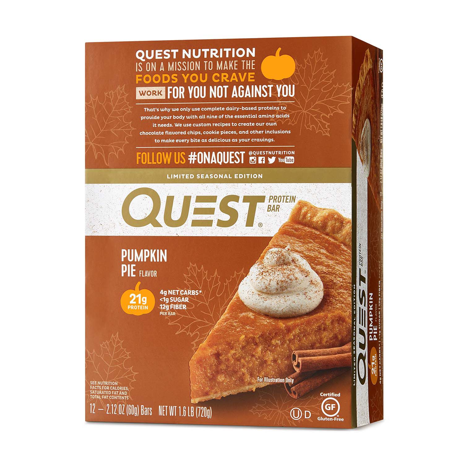 Protein Bar Pumpkin Pie Pumpkin Pie GNC